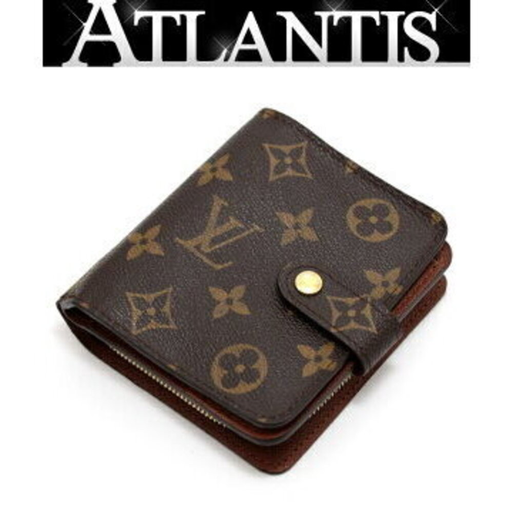 Louis Vuitton Compact Zip Bi fold Wallet Monogram